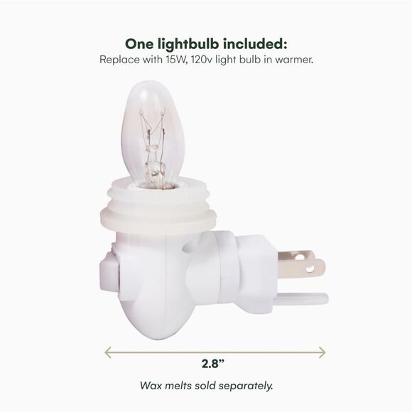 Wax Warmer Cream Plug In Scented Home Fragrance Essential Oils Melts Night Light - Picture 5 of 7